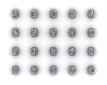 Alphabet letters beads charm -super sale