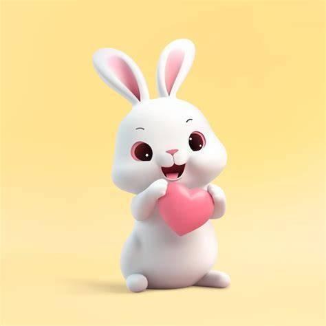 happy heart rabbit
