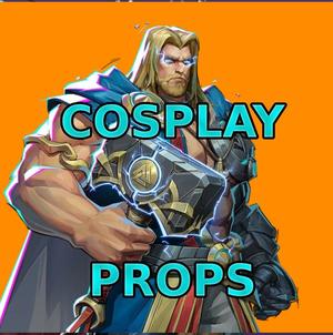 CHris Hemsworth Thor Odinson Thor Majestic Raiment Costume, Marvel Rivals Cosplay Kit for 3d printing, ARmor, weapon, Hammer Mjolnir, kitbash