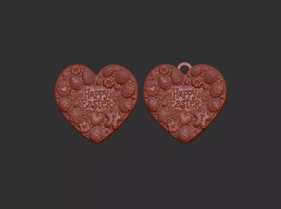 heart shape easetr cookiedecor 2