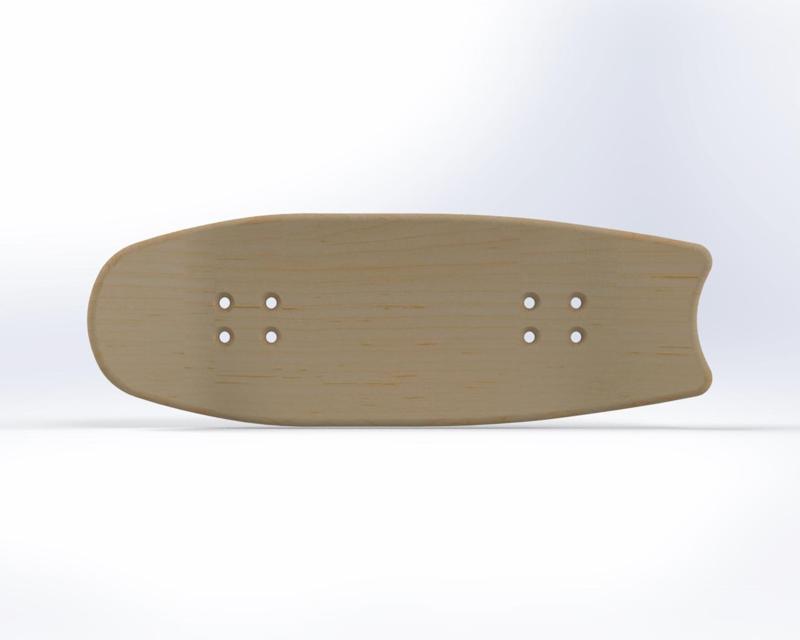 Fingerboard deck 34mm Dovetail Medium Concave