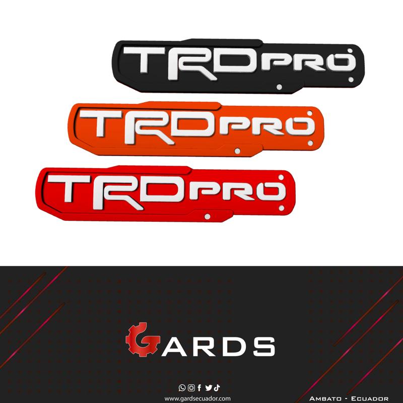 TRD PRO Emblem Car