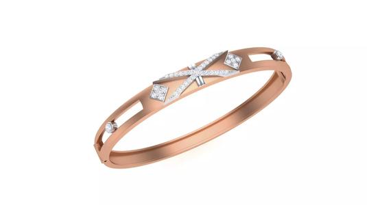 Solid Diamond Unisex Bracelets 3dm stl renders obj gltf glb 3mf