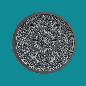 Peninsula Medallion Peninsula 3d Print Model