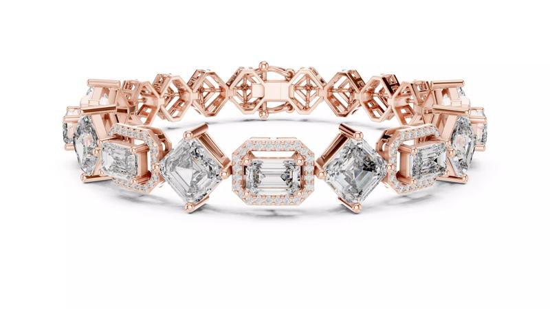 Tennis Bracelet 3dm stl renders Animation video details