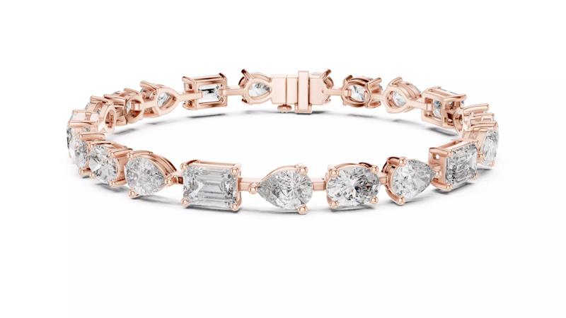 Tennis Bracelet 3dm stl renders Animation video details