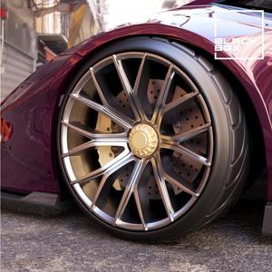 gt8 Wheel Set front and rear for diecast and modelkits