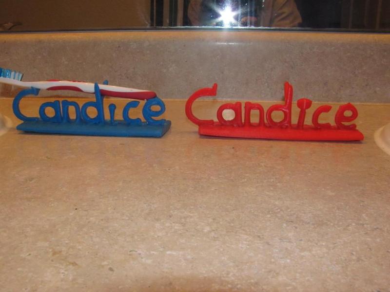Candice/Candace Toothbrush Holder (optional microphone)