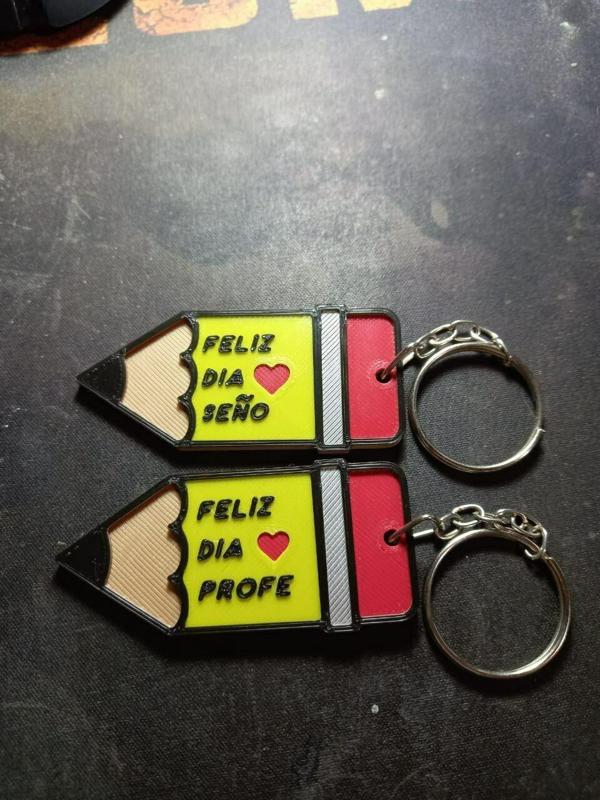 teacher's day keychain