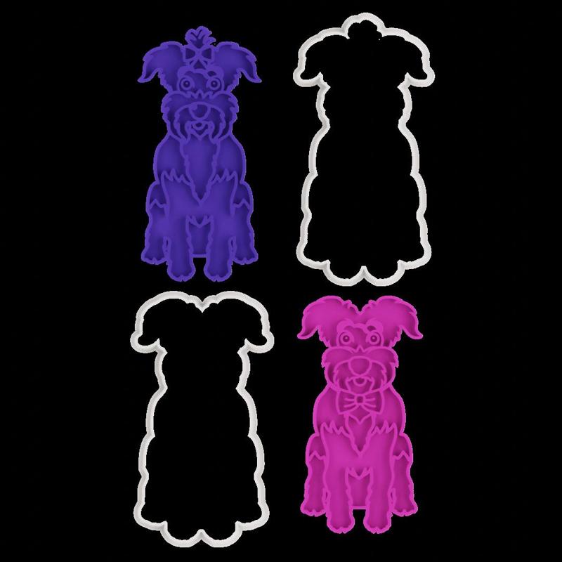 COOKIE CUTTER dogs set of 2