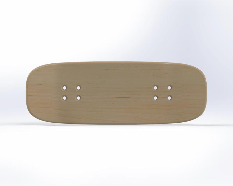 Fingerboard deck 34mm Boxy Medium Concave