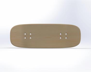 Fingerboard deck 34mm Boxy Medium Concave