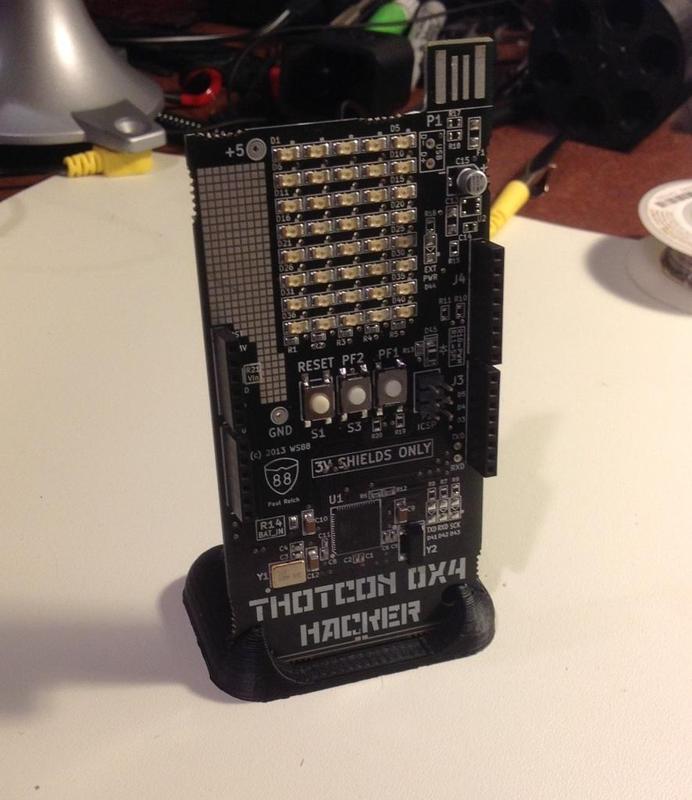 Thotcon 2013 Badge Stand