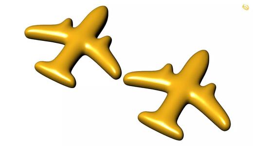 Airplane Earring