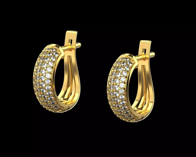 Earrings with Diamonds N78