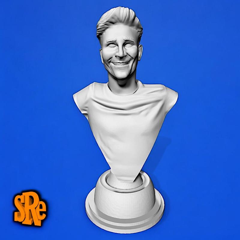 Bust Julian Alvarez - Forward of ARGENTINA and ATLETICO DE MADRID