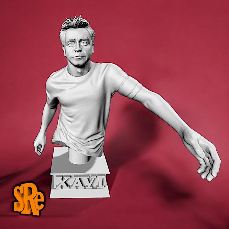 Xaxi Hernandez Bust - World Soccer Icon