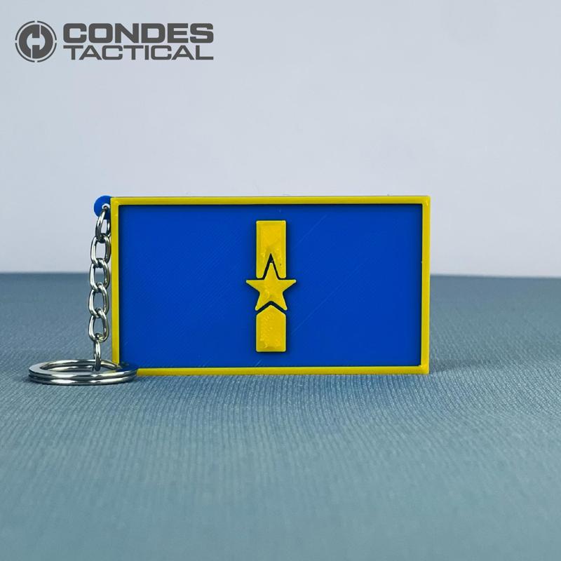 MAJOR KEY RING - COLOMBIAN AIR FORCE.