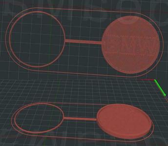 auto glass liquid cap BMW