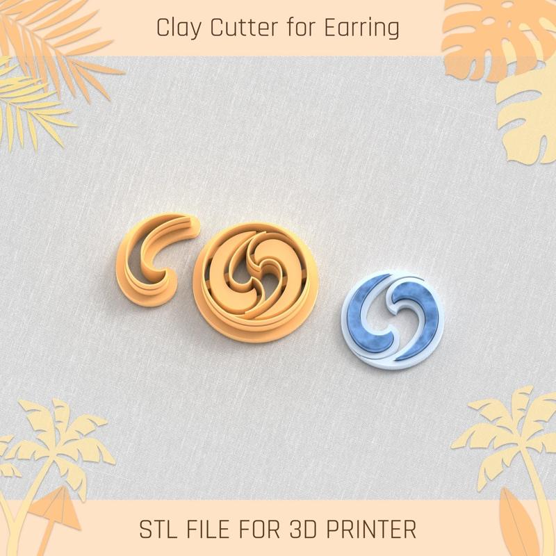 Polymer Clay Cutter File for Earrings
