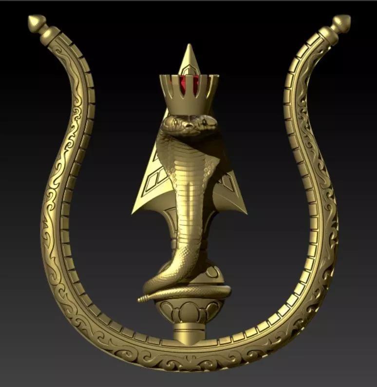 trident trishula and snake