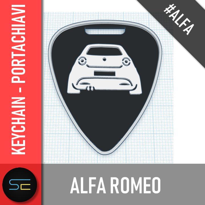 Alfa romeo Mito Back keychain