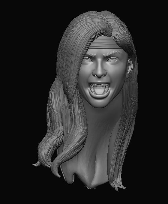 Alexandra Daddario Rogue Head For Marvel Legends