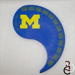 Yin Yang Cribbage Board - University of Michigan