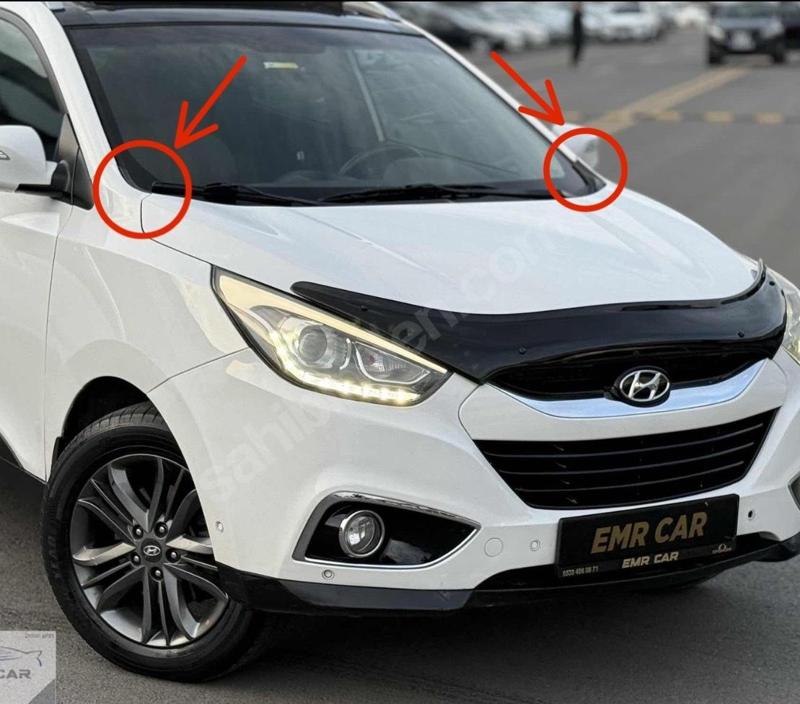 Hyundai ix35 windshield water road cover