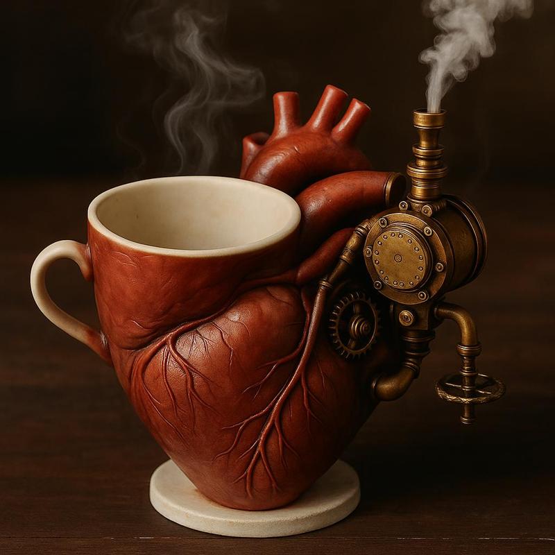 Heart-Shaped Coffee Cup – 3D Printable Romantic Mug