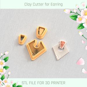 Polymer Clay Cutter File for Earrings