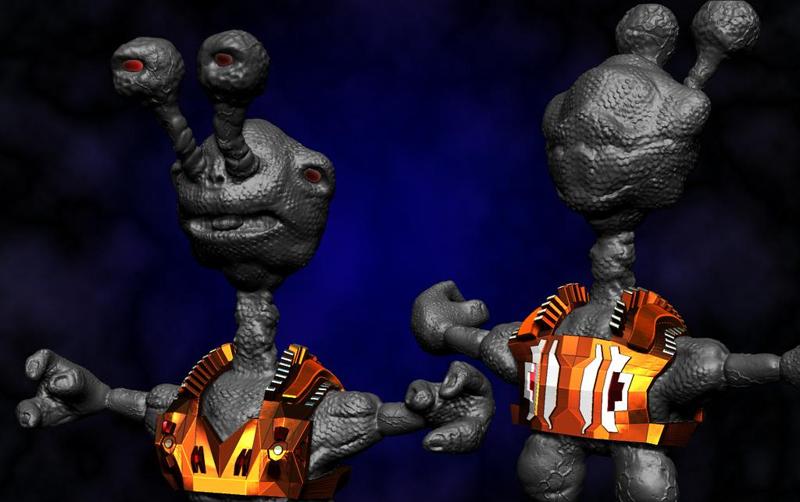 "Odd Monster" HD sculpt