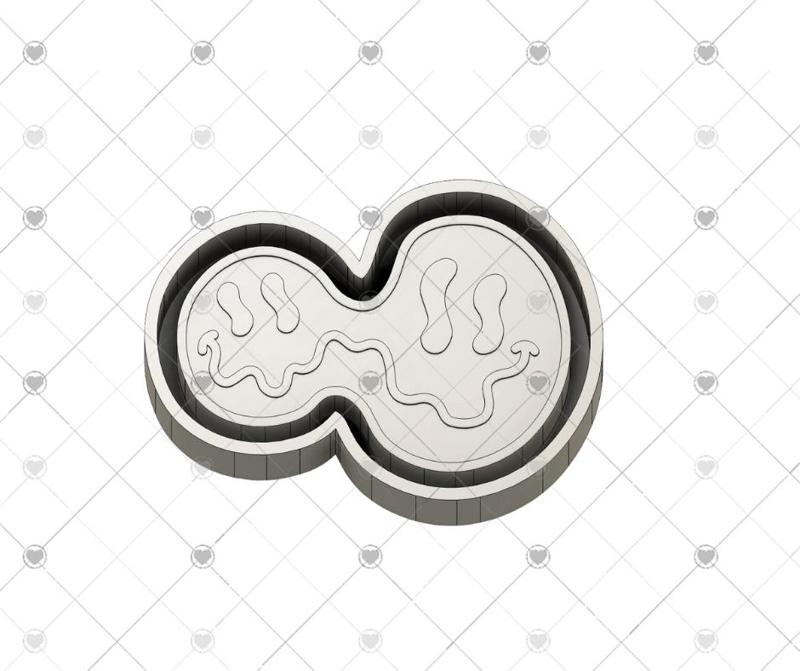 Trippy Smiley Freshie STL- Make Your Own Mold
