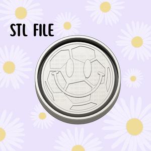 Soccer Smiley Freshie STL