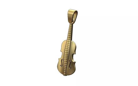 Violin Guitar pendant musician bracelet pendant charm