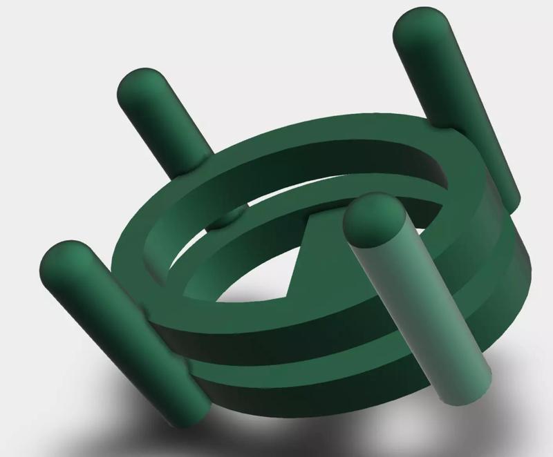 Unisex Oval Shaped Stone Pendant