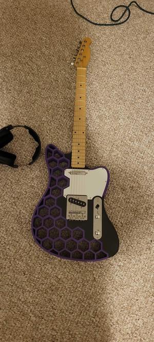 Leo Jaymz Prusacaster with adjusted holes