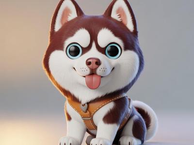 Husky Red Funko