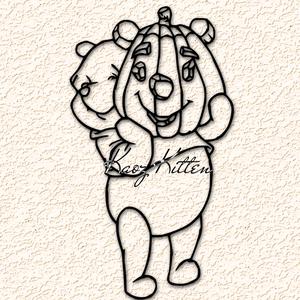 Winnie the Pooh's Pumpkin Poo Wall Art Home Decor