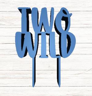 Two wild cake topper