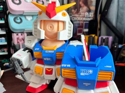 Xiaomi Camera Gundam Skin Ultimate Multi-color Separation, no Bambu Lab AMS needed