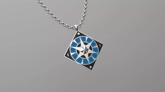 Tolkien pendant Earendile v2 3D model and icon for printing
