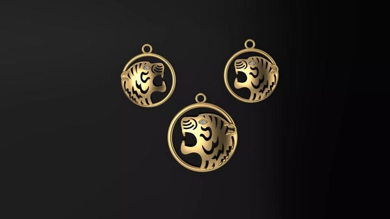 tiger pendant2