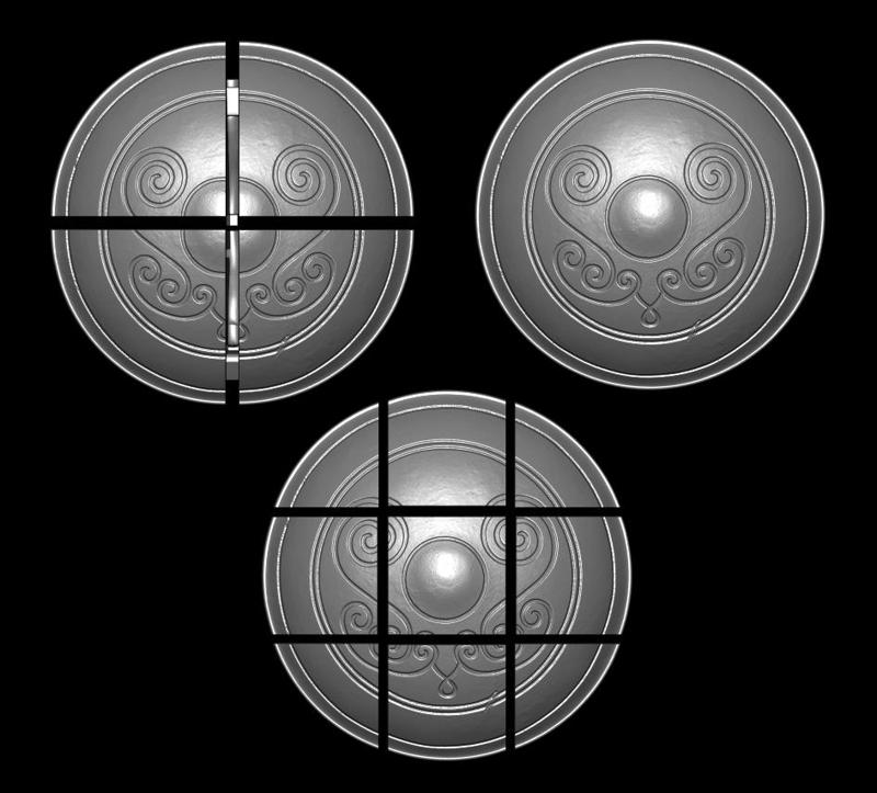 VARGRAM THE RAGING WOLF SHIELD 3 pack life size cosplay - Elden Ring Fan Art