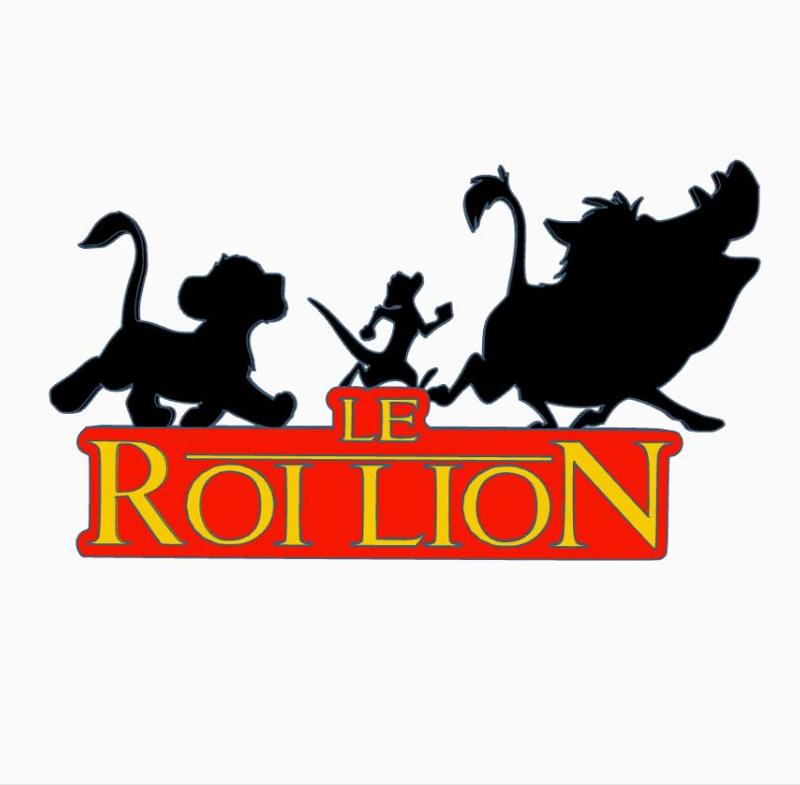 LE ROI LION Logo Display by MANIACMANCAVE3D