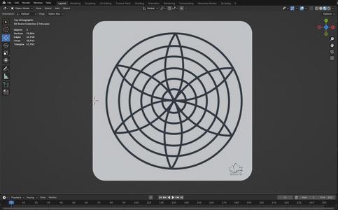Harmony Radionic Chart (3D Model)