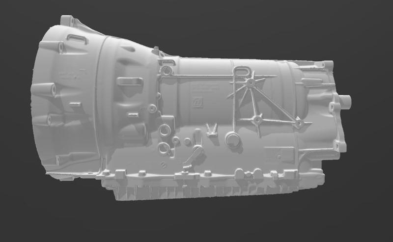 BMW ZF 8HP70 3D scan