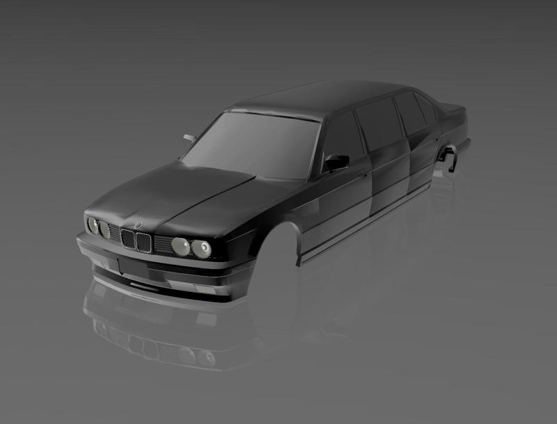BMW E34 M5 BODY LIMO 1:24 & 1:25 SCALE