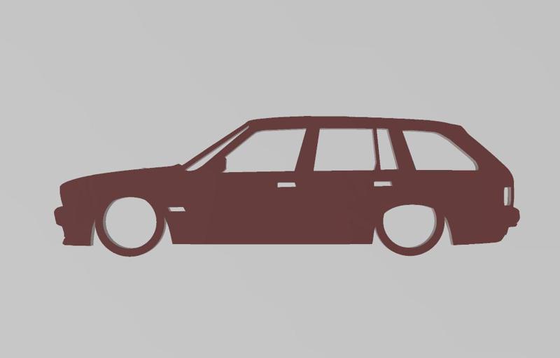 BMW E30 TOURING key ring