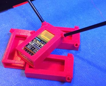 Orange Rx 3 channel S.Bus receiver with long antenna leads holder